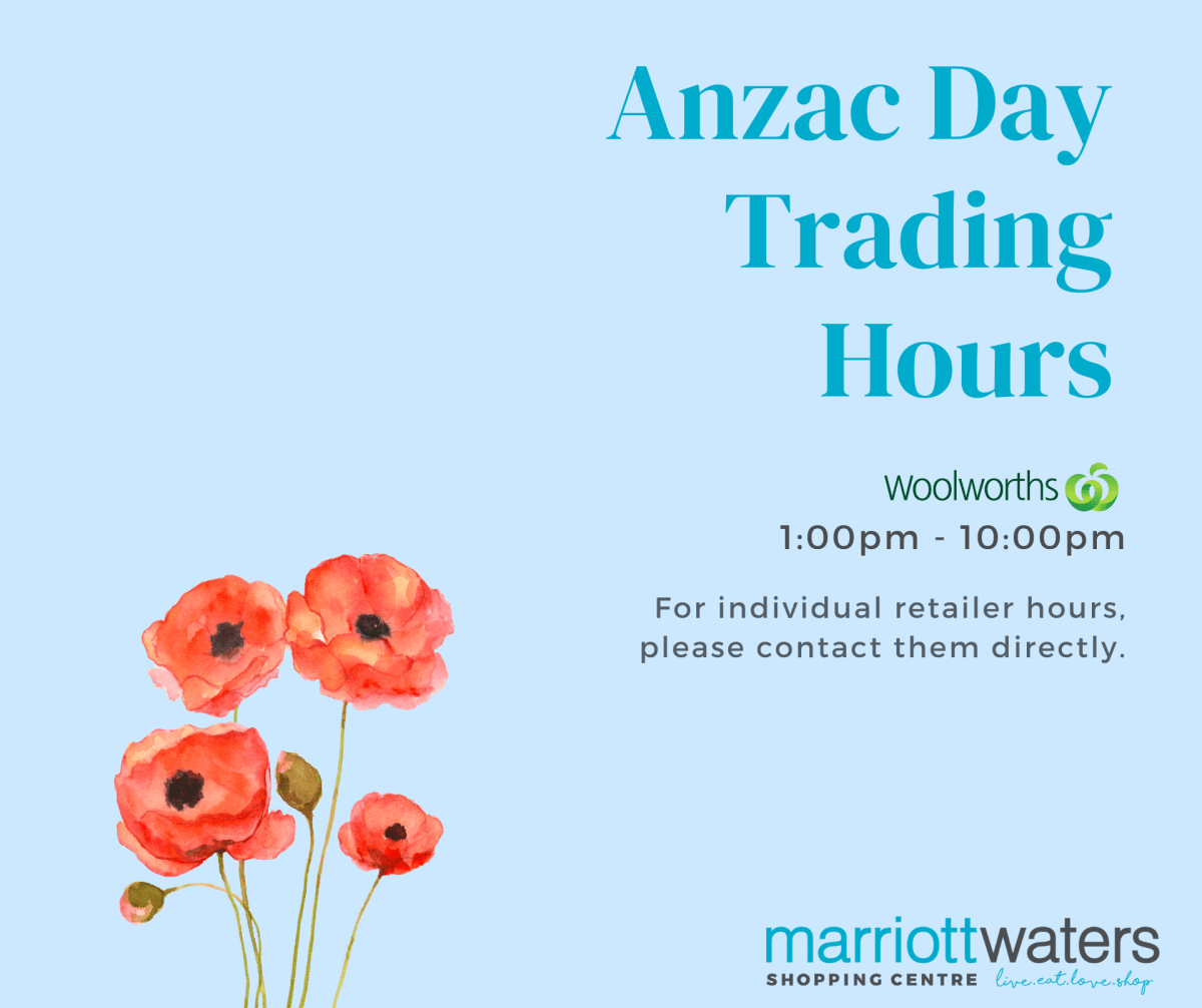 ANZAC Day Trading Hours
