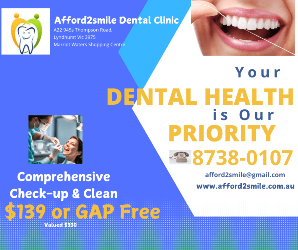 Afford2Smile &#8211; Dental Health Offer